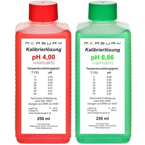 Produktbild Measury pH Kalibrierlösung 4.00 und 6.86