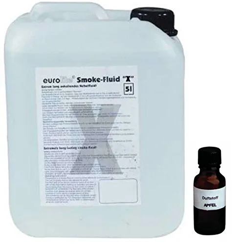 Liter Eurolite X (Extrem A2) Nebelfluid incl. 30 ml Duftstoff Apfel, Smoke-Fluid, Nebel-Fluid-Flüssigkeit für Nebelmaschine 5