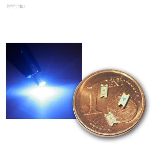 SMD LEDs 1206 Blau, blaue mini LED SMDs blue bleu azul azzurro SMT blauw 20