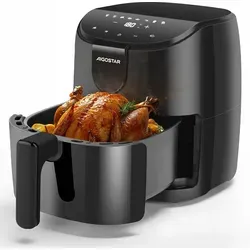 Fettfreie Friteuse Schwarz Aaigostar Hayden X 1500W 4L Led 8 Programme - Schwarz
