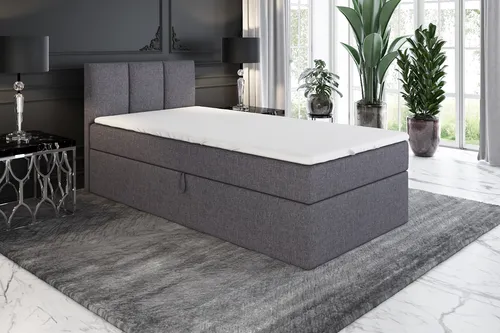 A&J MöbelLand Boxspringbett NASI mit Bettkasten