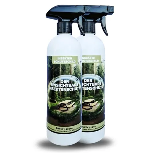 Bluecraft Insektenspray 2x 750ml – Effektives Umgebungsspray gegen Zecken, Mücken, Silberfische & Ameisen mit Langzeitschutz – Insektenschutz für Haus, Garten & Camping – Hochwirksam gegen Ungeziefer
