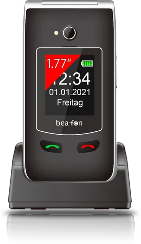 Beafon SL645plus - Seniorenhandy mit XXL Farbdisplay, IP54 Schutz und hochwertiger 3 MP Kamera für einfache Bedienung und Sicherheit