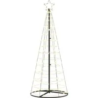 vidaXL LED Weihnachtsbaum 250 cm mit 390 LEDs