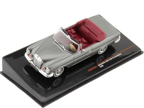 Produktbild Mercedes 280 SE 3.5 W111 Cabrio 1969 grau metallic Modellauto 1:43