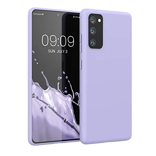 kwmobile Handyhülle für Samsung Galaxy S20 FE Hülle - TPU Case - Kabelloses Laden - Schutzhülle Cover in Pastell Lavendel