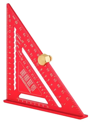 4K5 Zimmermannswinkel SQ 180, Aluminium Präzisions Anschlagwinkel, 180 mm