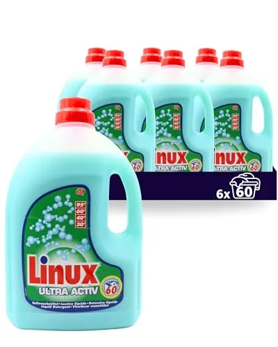 Tissue Expert Linux Ultra Activ Vollwaschmittel 360 WL | 6x3 Liter