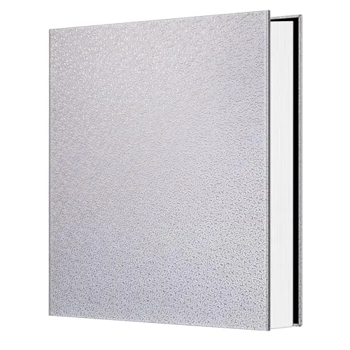 Fintie 10x15 cm Fotoalbum, Fotoalben Zum Einstecken Hochzeit geburtstag jahrestag mit 60 Seiten für 600 Fotos, Urlaub Fotobuch, 4 X 6 Inch für Seiten, Weißgold