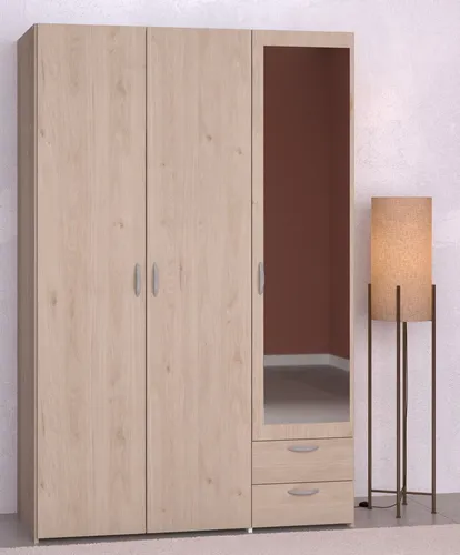 Parisot Drehtürenschrank Daily mit Spiegel in braun von Parisot