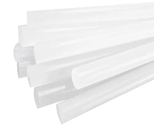 Rexxer | Klebestifte für die Heißklebepistole | Klebesticks 11mm x 250 mm | Heißkleber Sticks zum Basteln, Dekorieren und Reparieren | 30 Stück | Milch