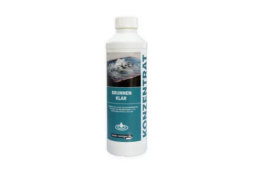 stein-reiniger.de Brunnen Klar - Algen, Kalk und Bakterien entfernen 500ml Grünbelagentferner