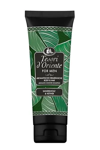 Tesori d'Oriente For MEN Body & Hair Cremedusche | Vetiver & Sandelholz | 250 ml