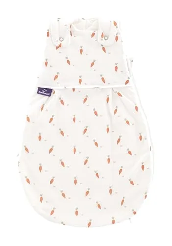 Träumeland Babyschlafsack - Kuschelweicher Schlafsack aus 100 % Baumwolle mit verstellbaren Trägern für optimale Anpassung. Doppelt regulierbare Belüftung sorgt für ein angenehmes Schlafklima und viel Strampelfreiheit. Waschbar bis 60°C.