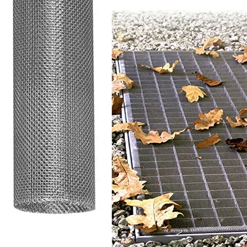 DILUMA | Lichtschachtabdeckung 60x120 cm aus Aluminiumgewebe | Kellerschachtabdeckung für Zuverlässigen Schutz