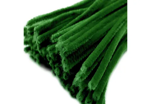 maDDma Basteldraht 20 Draht Pfeifenreiniger 6 mm Länge 30cm CHENILLE Farbe wählbar, amazonas