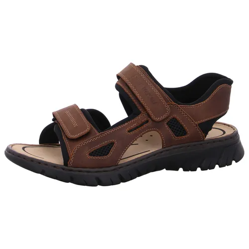 Rieker Herren Sandalen 26761 - Bequeme Klettverschluss-Sandalen - Wanderschuhe mit Synthetik-Obermaterial und Gummisohle, ideal für warme Tage und längere Spaziergänge.