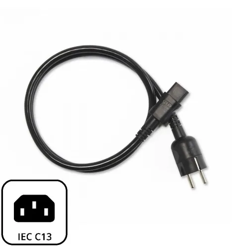 QED XT3 Hifi Netzkabel 1,0m - Hochwertiges Stromkabel mit X-Tube Technologie - HiFi-Kabel mit 1,0m Länge, bietet rauschfreien Stromfluss für optimales Klangerlebnis dank innovativer X-Tube Technologie.