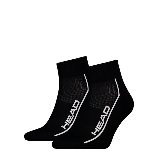 HEAD All Sports Performance Quarter Socken 2P | 43/46 | Black