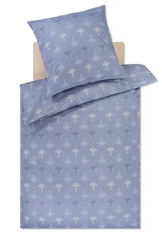 JOOP! Bettwäsche-Set in Blau, 155 cm Breite in blau von JOOP!