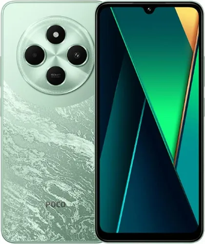 Xiaomi Poco C75 Smartphone - Simlockfreies Handy mit 6,88“ 120 Hz HD+ Display, leistungsstarkem Mediatek Helio G81 und Triple-Kamera für beeindruckende Fotos.