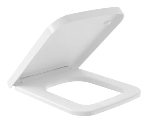 Villeroy & Boch Finion WC-Sitz mit Absenkautomatik - WC-Sitz aus bruchsicherem Duroplast, hygienisch und pflegeleicht, mit sanftem Schließmechanismus und einfachem Abnehmen für die Reinigung.