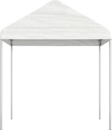 vidaXL Pavillon mit Dach Weiß 2,28x2,23x2,69 m