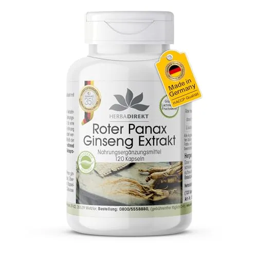 Roter Panax Ginseng Extrakt 400mg