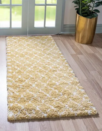 Myflair Hochflor-Läufer Temara Shag in gelb von Myflair Möbel & Accessoires