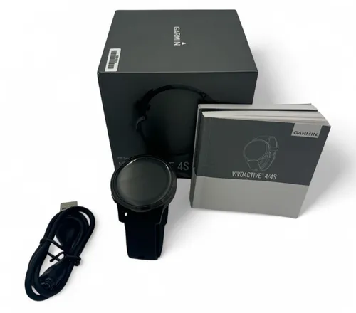 Produktbild Garmin vívoactive 4S – Fitness Smartwatch in Schiefer/Schwarz