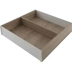 BLUM AMBIA-LINE Schubkastenrahmen für Nennlänge von 270 mm bis 400 mm - Holzdesign - Bardolino Eiche/seidenweiß matt