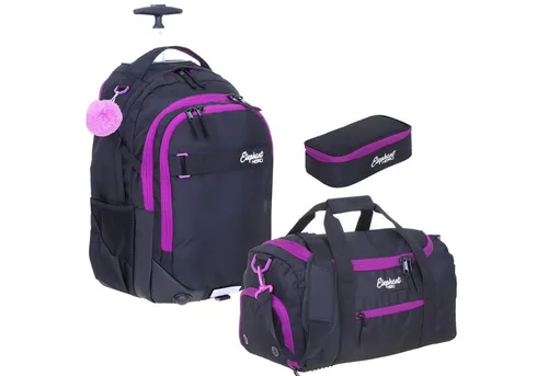 Elephant 3 Teile Set Trolley Hero Signature in lila von Elephant