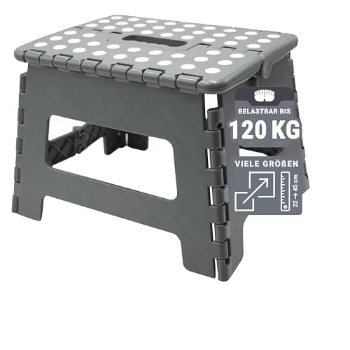 ZOLLNER Klappbarer Tritthocker aus Kunststoff von Zollner