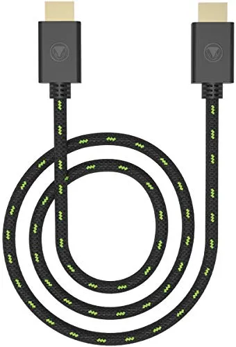 Snakebyte HDMI Cable SX 4K - Xbox Series X HDMI 2.0 Kabel, kompatibel mit 1080p, 3D, 4K@60Hz, UHD-Geräten, geeignet für Xbox, PS5, PS4, NWS, Blu-ray, Monitore, TV-Geräte, 3 m Mesh Kabel, Xbox-Design