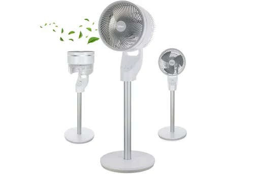 Zilan Standventilator ZLN-1016 mit Timer - Standventilator mit Fernbedienung und leiser 60-Watt-Leistung – ideal für Schlafzimmer und Büros, mit einstellbarem Timer für bis zu 7 Stunden Betrieb.