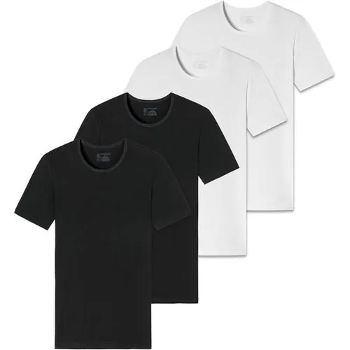 SCHIESSER Herren T-Shirt 4er Pack - Serie