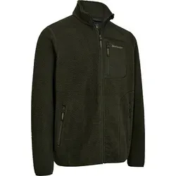 Deerhunter Herren Fleece Jacke Atlas Größe M - Oliv - Bequeme Herren Fleece Jacke Atlas mit geräuscharmem Material. Ausgestattet mit zwei Reißverschlusstaschen und elastischen Bündchen für eine optimale Passform. Ideal für Outdoor-Aktivitäten und den täglichen Einsatz.