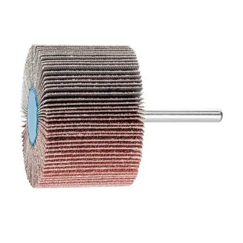 PFERD 44510066 Fächerschleifer 60mm, 10 Stück - Fächerscheiben für universellen Einsatz, ideal für Grob- bis Feinschliff auf verschiedenen Materialien wie Edelstahl und Aluminium.