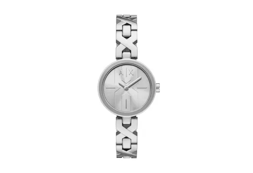 Armani Exchange Damen Uhr - Quarz 32mm Edelstahlarmband - Armbanduhren für Damen mit kratzfestem Mineralglas, 50m wasserdicht und individuell anpassbarem Edelstahlarmband für stilvolle Eleganz.