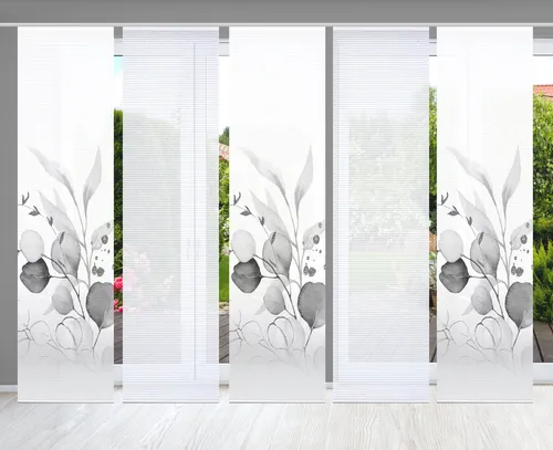 Schiebegardine HOME IN GREEN 