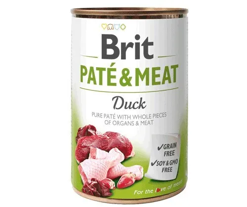 BRIT Paté & Meat mit Ente - 400g Brit 8595602557424