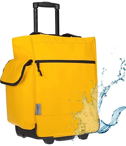 Alessandro Salvatore Einkaufstrolley Pro mit Thermotasche in gelb von alessandro