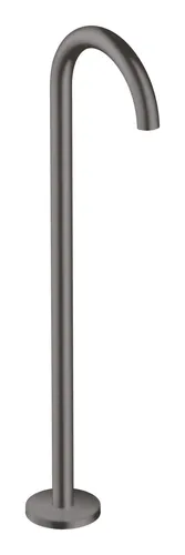 Axor Uno Wanneneinlauf bodenstehend gebogen - Brushed Black Chrome - 38412340 - Elegante Armatur für die Badewanne, bietet modernes Design und hochwertige Verarbeitung in Brushed Black Chrome.