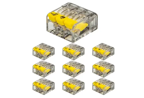Eltropa Steckklemme (10 Stück) Typ Ehk - Klemme Für 3 Flexible & Massivleiter 0,2 Bis 2,5 Mm2