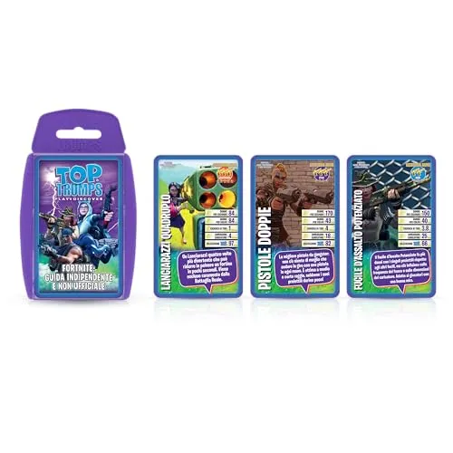 Top Trumps Fortnite-Kartenspiele – Unabhängiges und inoffizielles Fahren – Spiel für 2 oder mehr Spieler – ab 12 Jahren – Perfekt für Fortnite-Fans