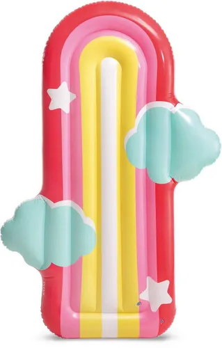 Intex Luftmatratze Luftmatratze Rainbow Cloud Float Regenbogen 175x117x20 cm 58729EU