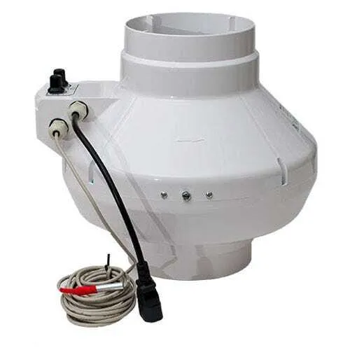 Rohrlüfter Vents VK 125 Un Thermostat + Regler 355 m³/h (125mm)
