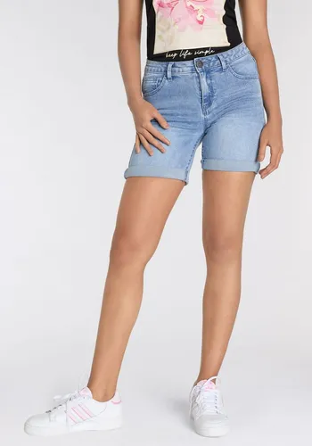 Arizona Jeansshorts Ultra-Stretch extra eng geschnitten, krempelbare Beinabschlüsse