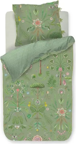 PiP Studio Bettwäsche-Set Bamboleo Green (135x200cm) in grün von Pip Studio