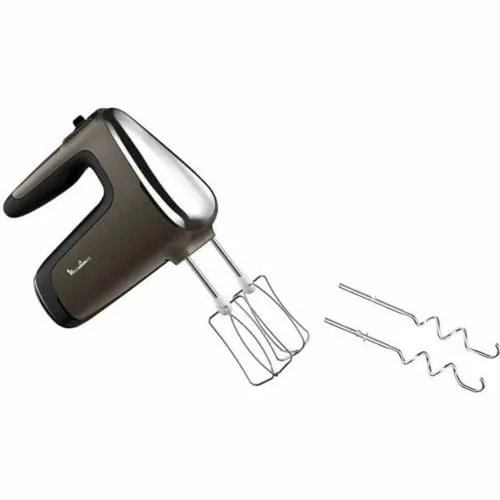 Moulinex Powermix Silence Handrührgerät 600 W - Handmixer mit geräuscharmer Technologie und 600-W-Motor, ideal für leises und kraftvolles Mischen von Teigen und mehr.